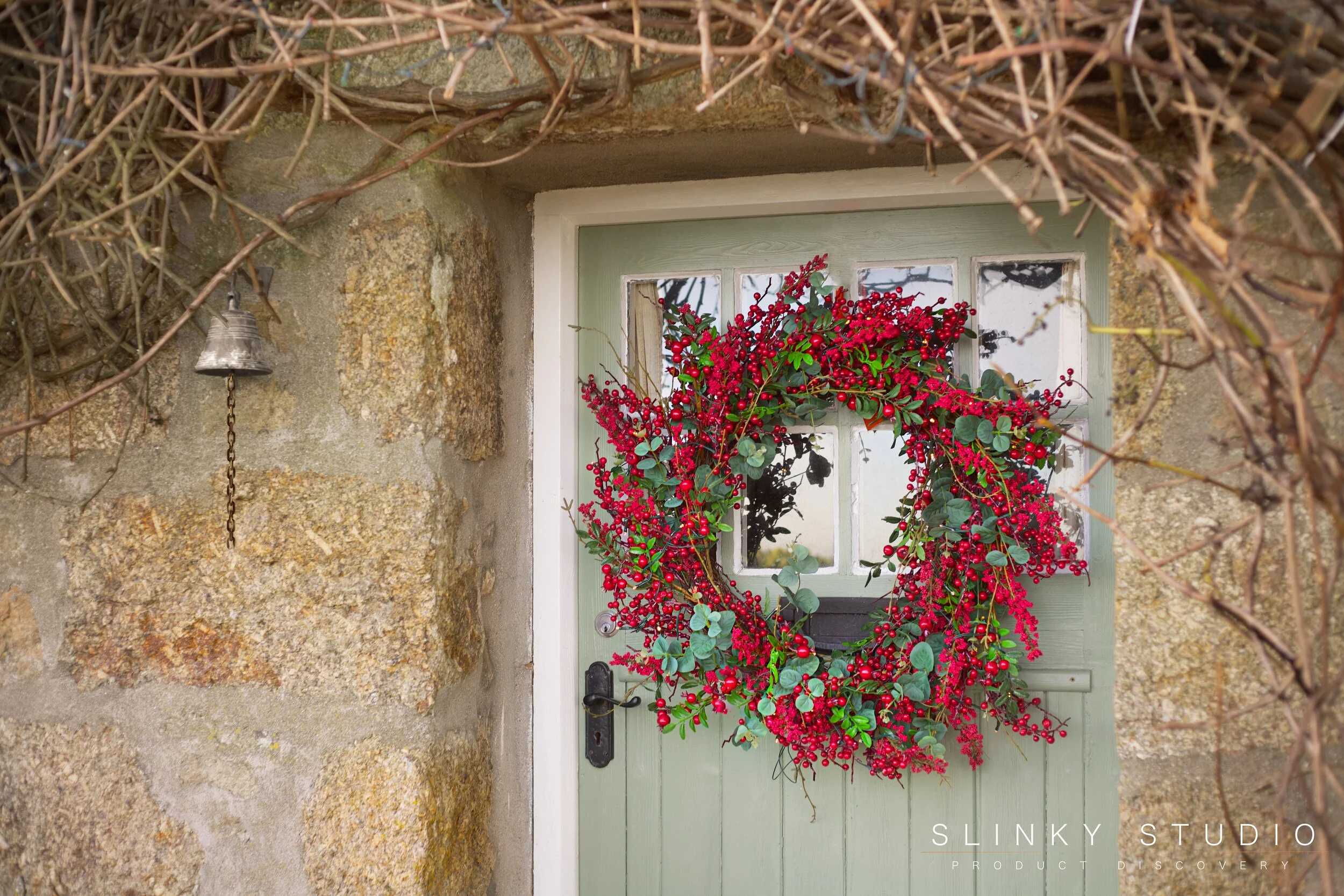Balsam Hill Mixed Berry Festive Wreath Review - Slinky Studio